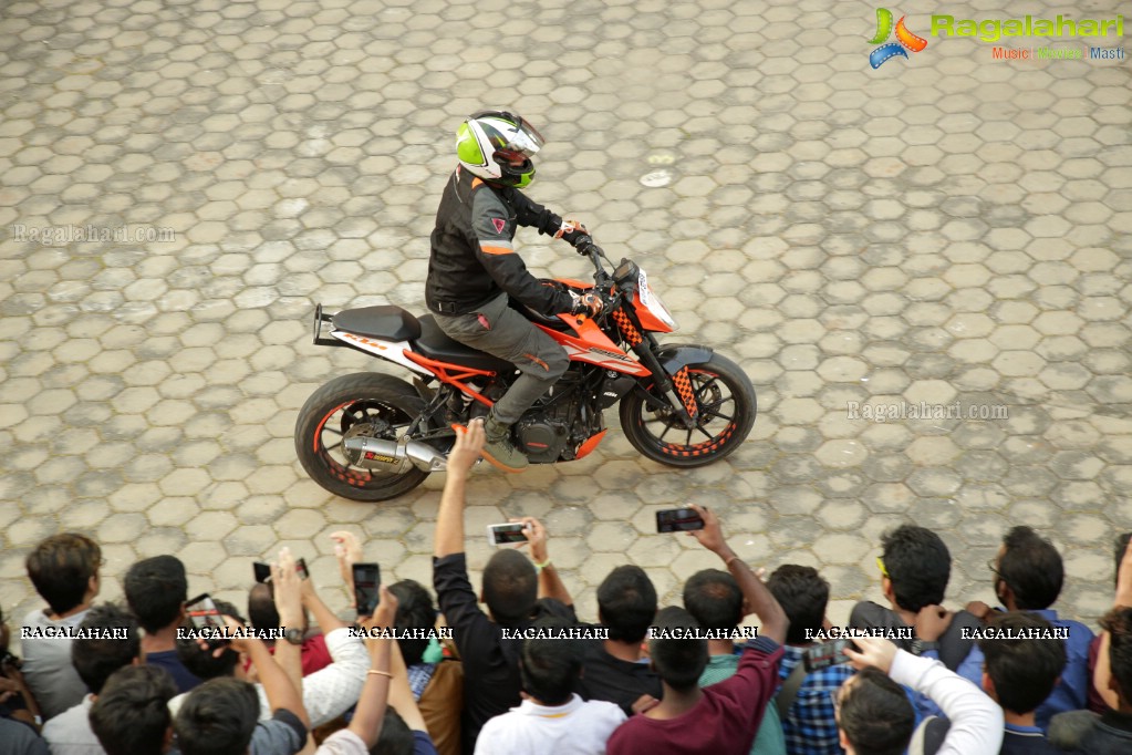 KTM Stunt Battle Hyderabad at HITEX Convention Center