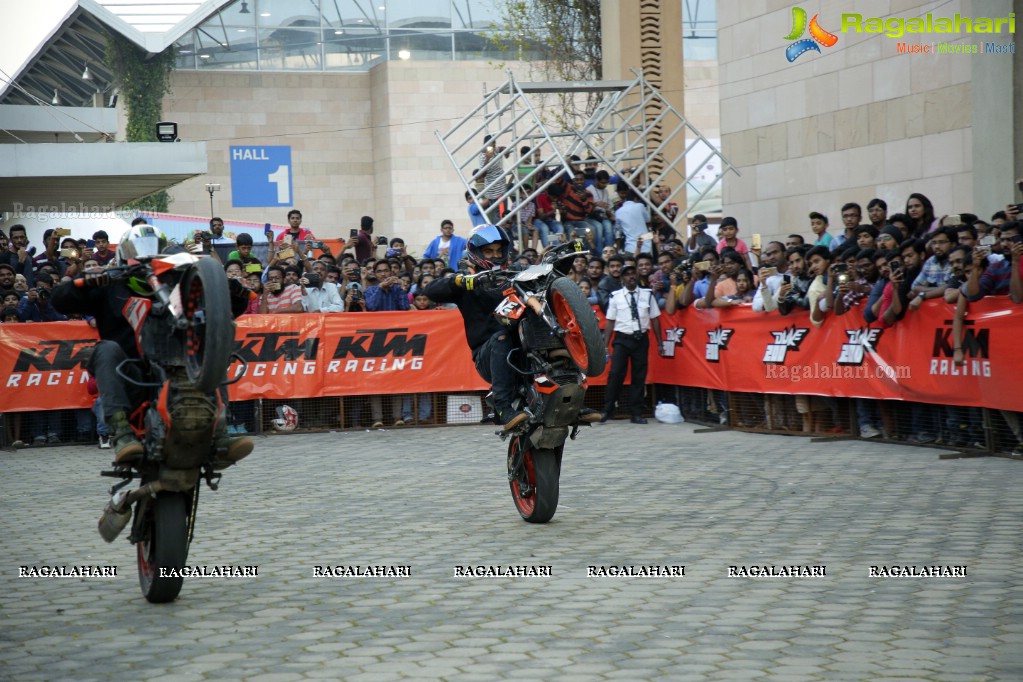 KTM Stunt Battle Hyderabad at HITEX Convention Center