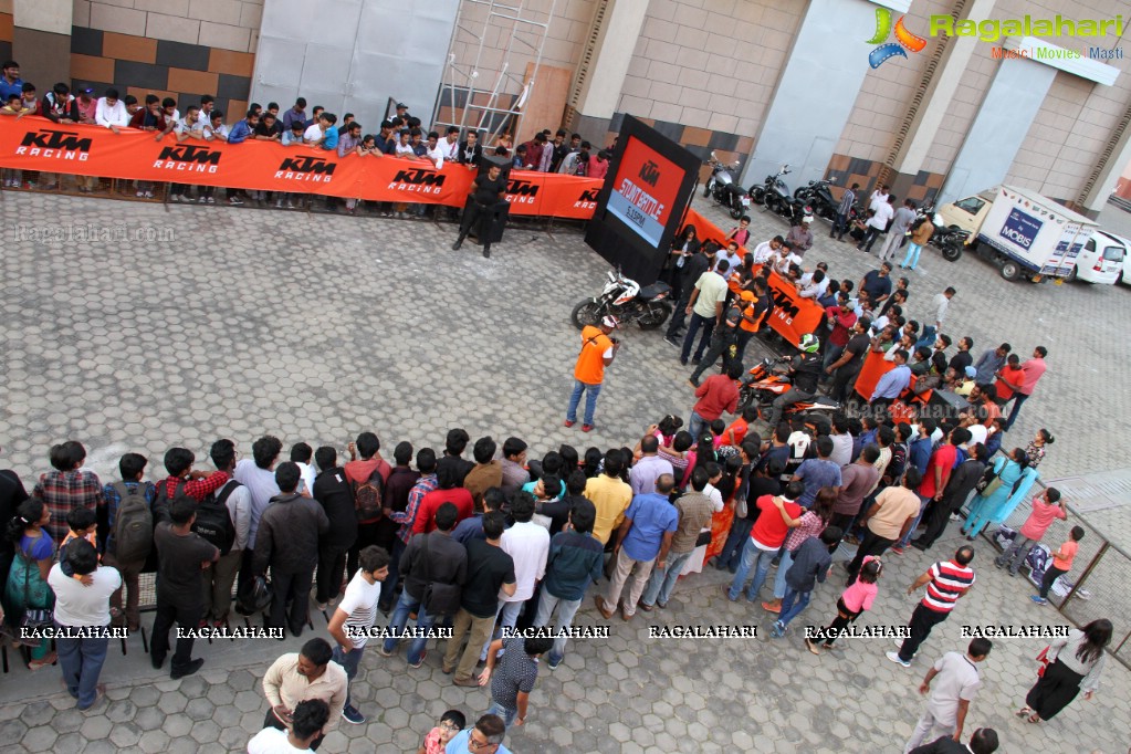 KTM Stunt Battle Hyderabad at HITEX Convention Center