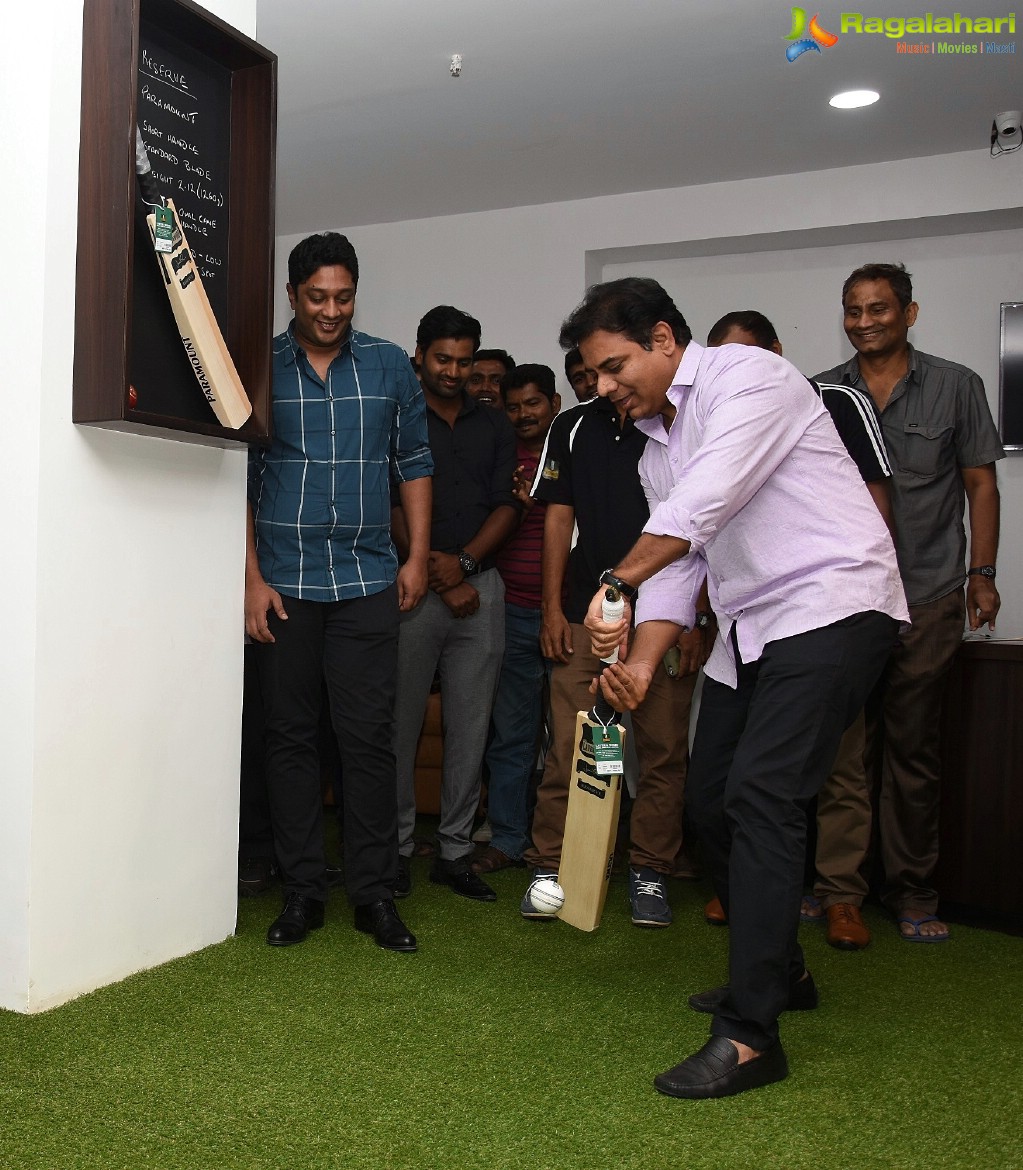 KTR inaugurates Laver & Wood Exclusive Cricket Bat Store, Hyderabad