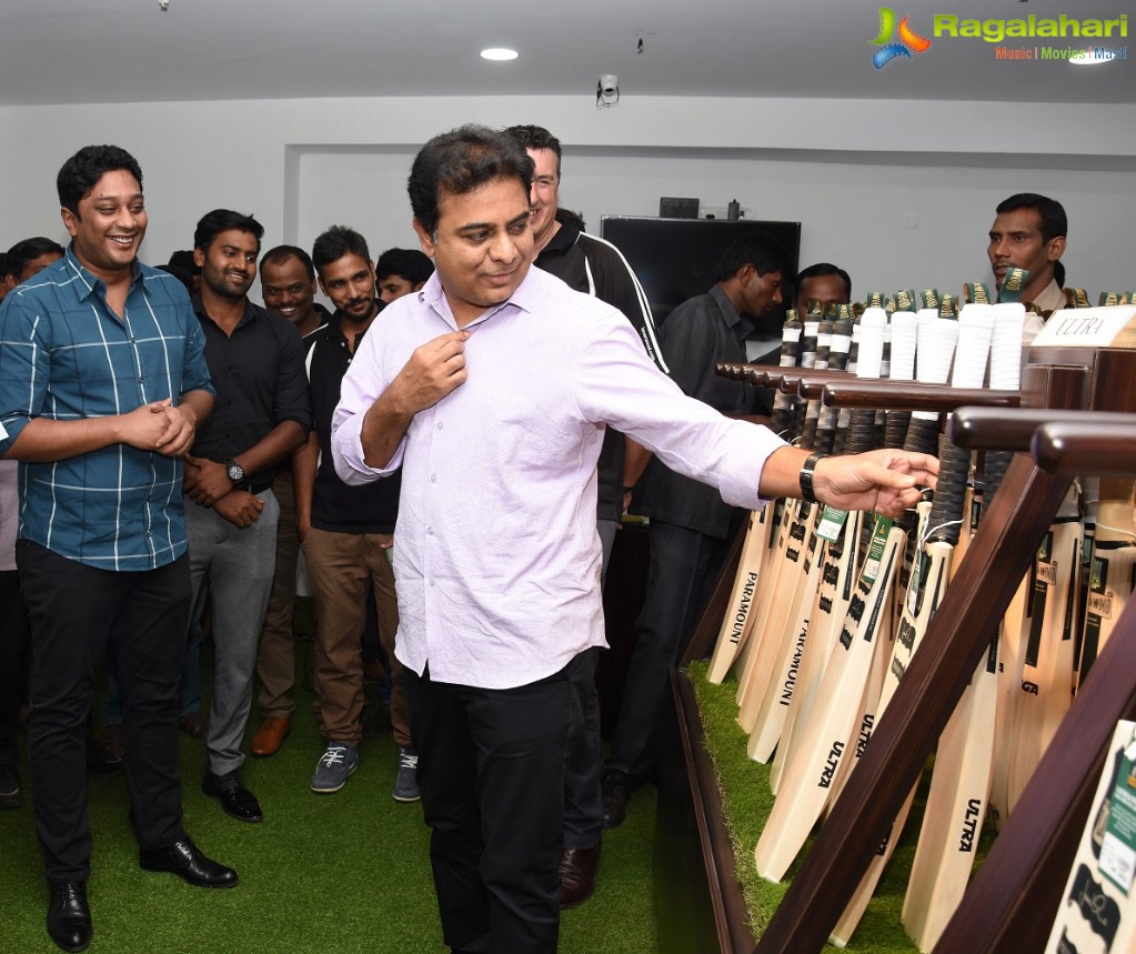 KTR inaugurates Laver & Wood Exclusive Cricket Bat Store, Hyderabad