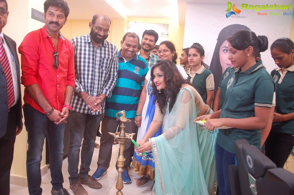 Madhavi Latha Launches Vasundhara Salon at Rajahmundry