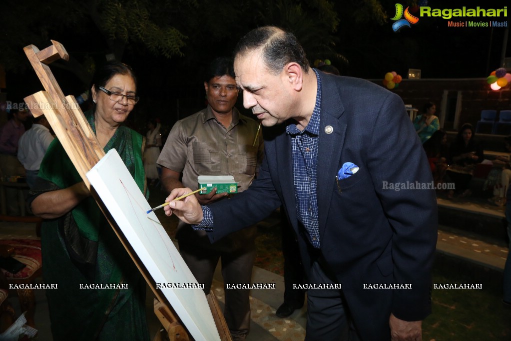 Paint For a Cause Launch at Saptaparni, Banjara Hills, Hyderabad