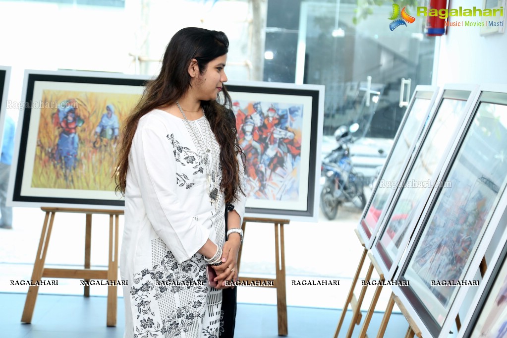 69th Solo Exhibition of Paintings by Hari at Audi Hyderabad