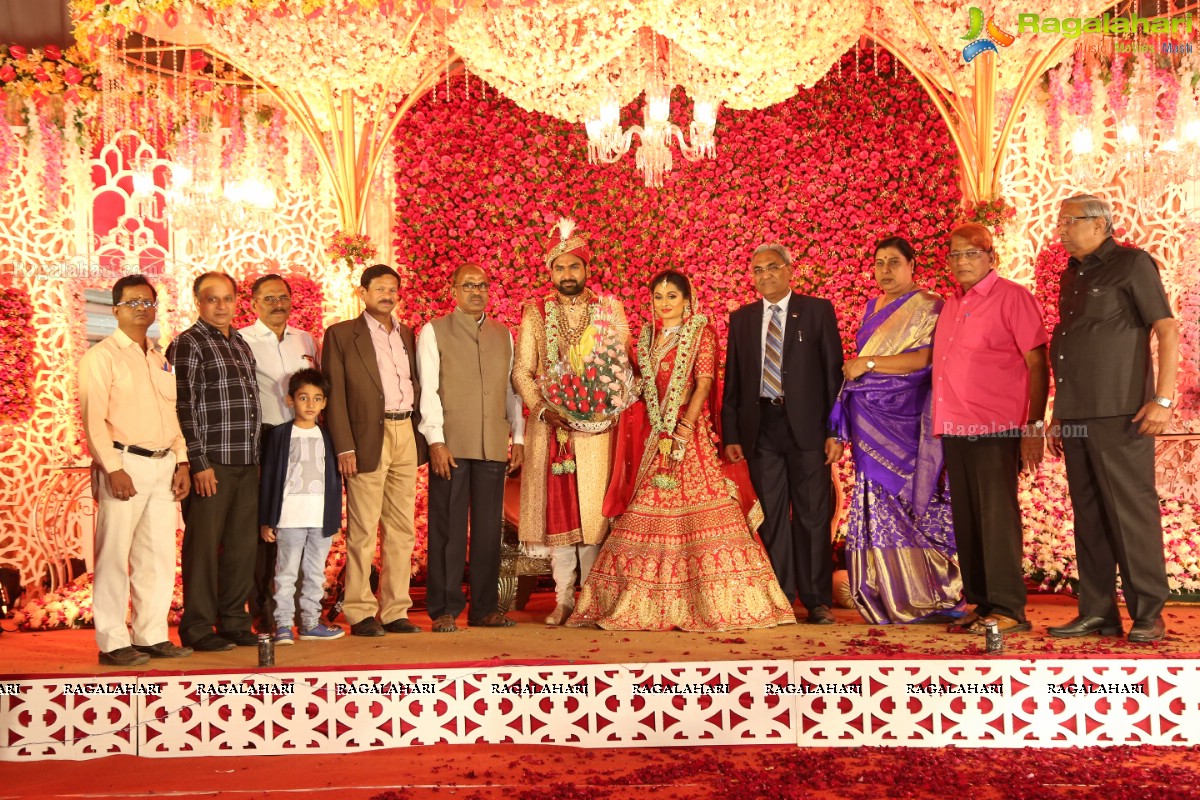 Grand Wedding of Prateek with Kashika at Classic Convention Center, Hyderabad