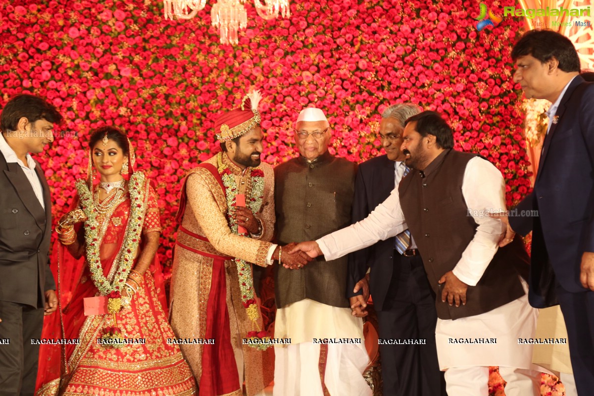 Grand Wedding of Prateek with Kashika at Classic Convention Center, Hyderabad