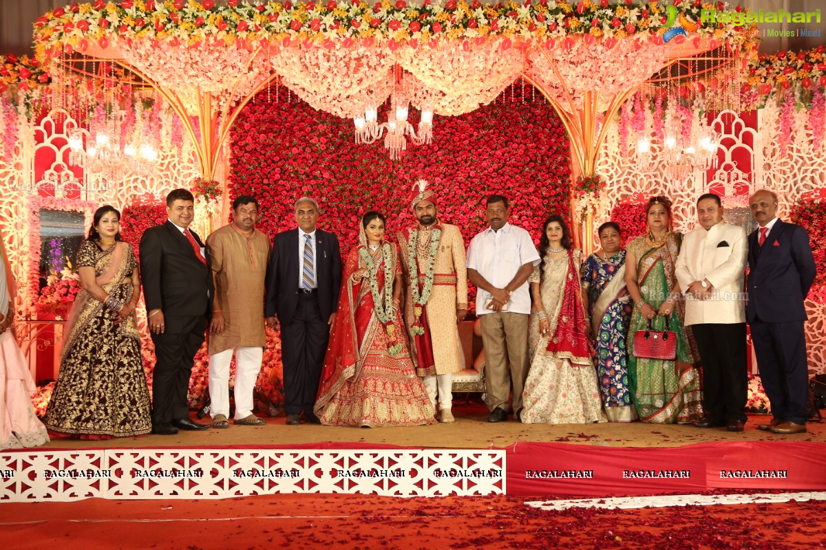 Grand Wedding of Prateek with Kashika at Classic Convention Center, Hyderabad