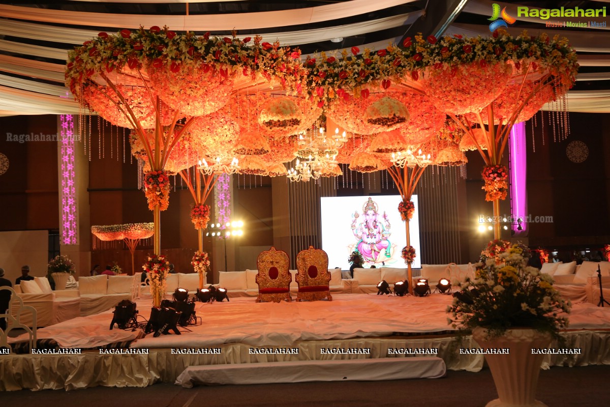 Grand Wedding of Prateek with Kashika at Classic Convention Center, Hyderabad