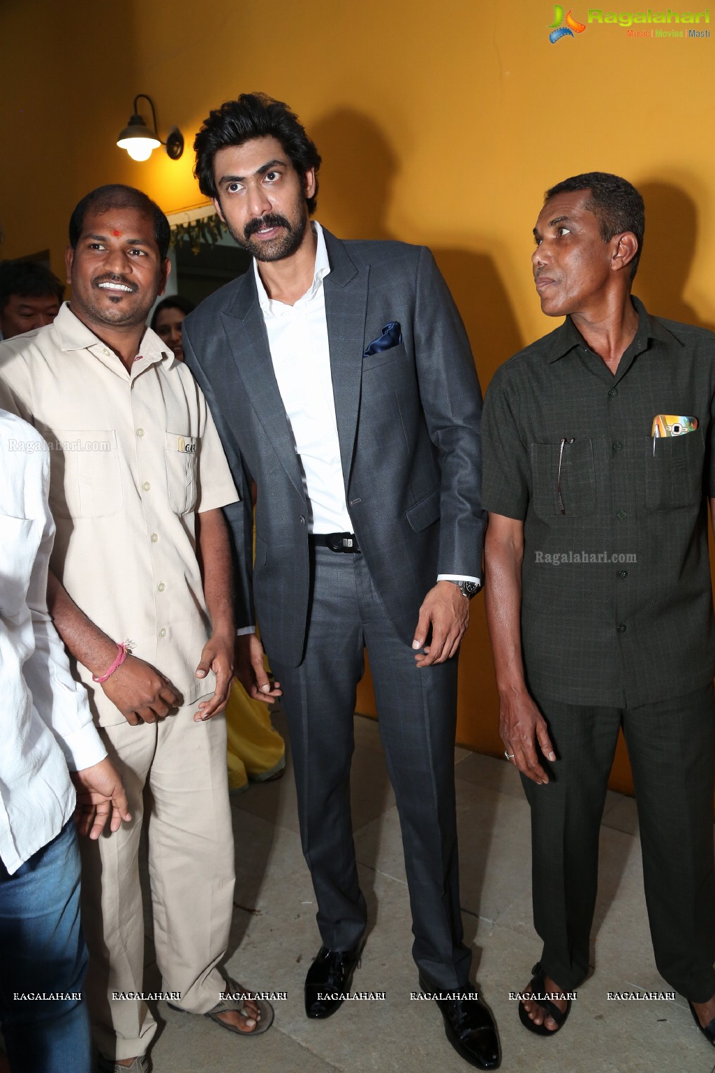 Rana Daggubati launches Ikebana Children Exhibition at Saptaparni