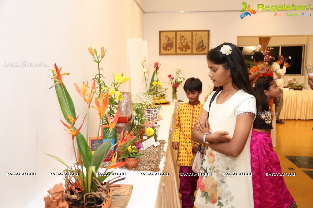 Rana Daggubati launches Ikebana Children Exhibition at Saptaparni