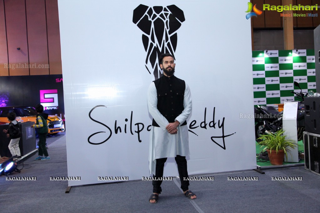 Shilpa Reddy Studio Men's Capsule Collection Walk at Hyderabad International Auto Show 2017