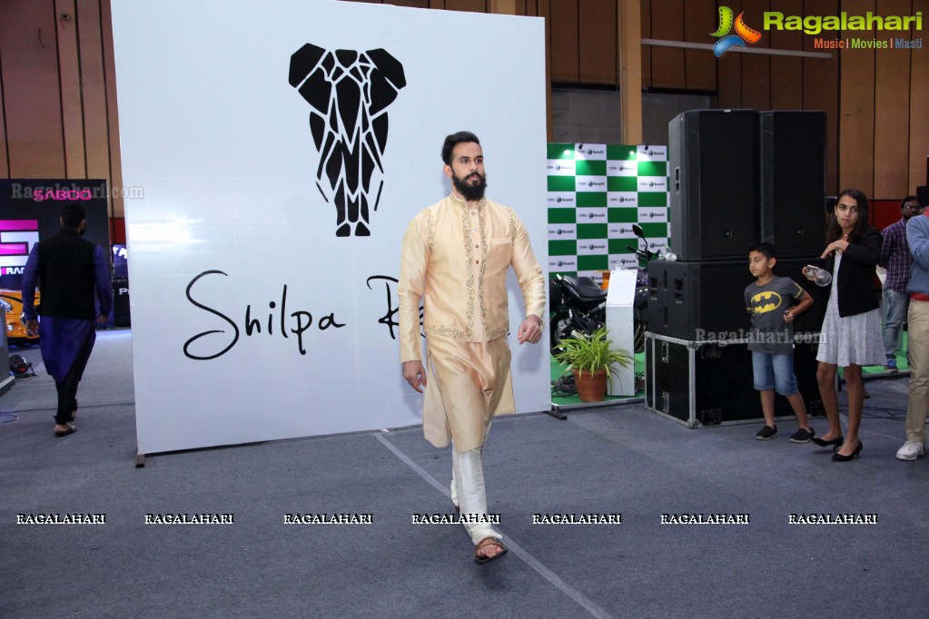 Shilpa Reddy Studio Men's Capsule Collection Walk at Hyderabad International Auto Show 2017
