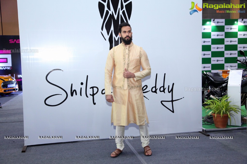 Shilpa Reddy Studio Men's Capsule Collection Walk at Hyderabad International Auto Show 2017