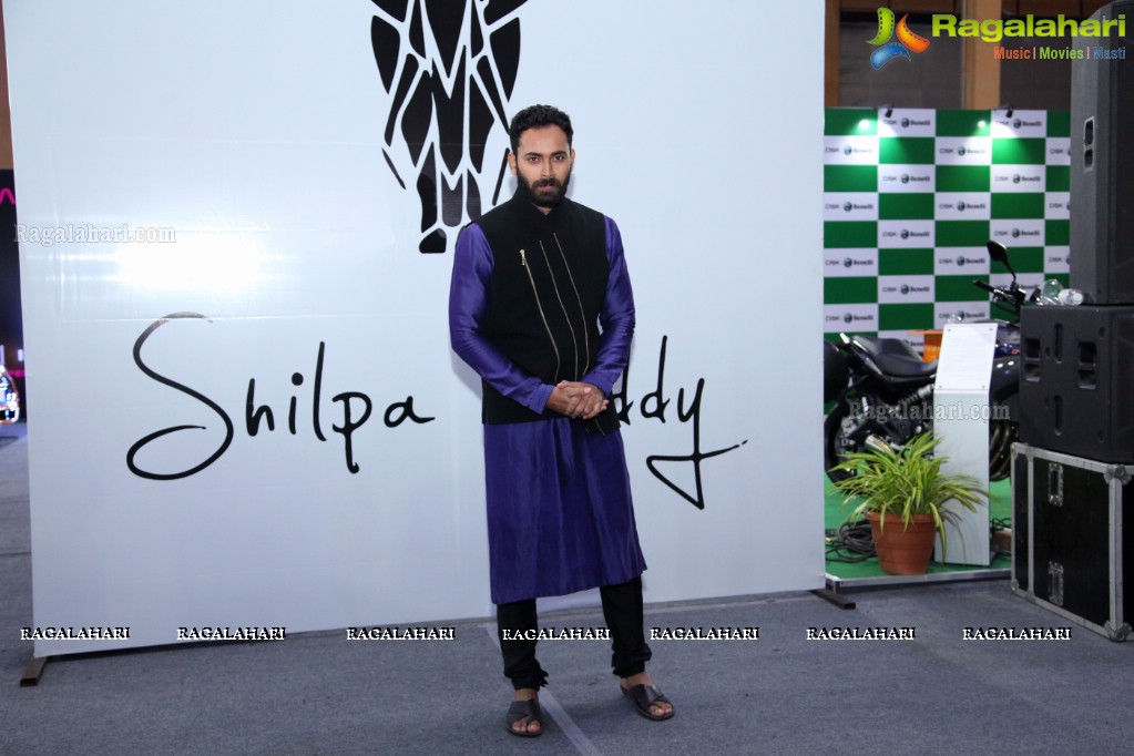 Shilpa Reddy Studio Men's Capsule Collection Walk at Hyderabad International Auto Show 2017