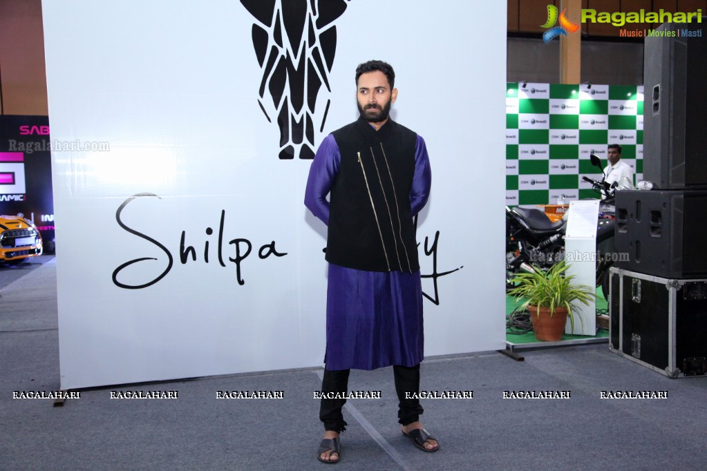 Shilpa Reddy Studio Men's Capsule Collection Walk at Hyderabad International Auto Show 2017