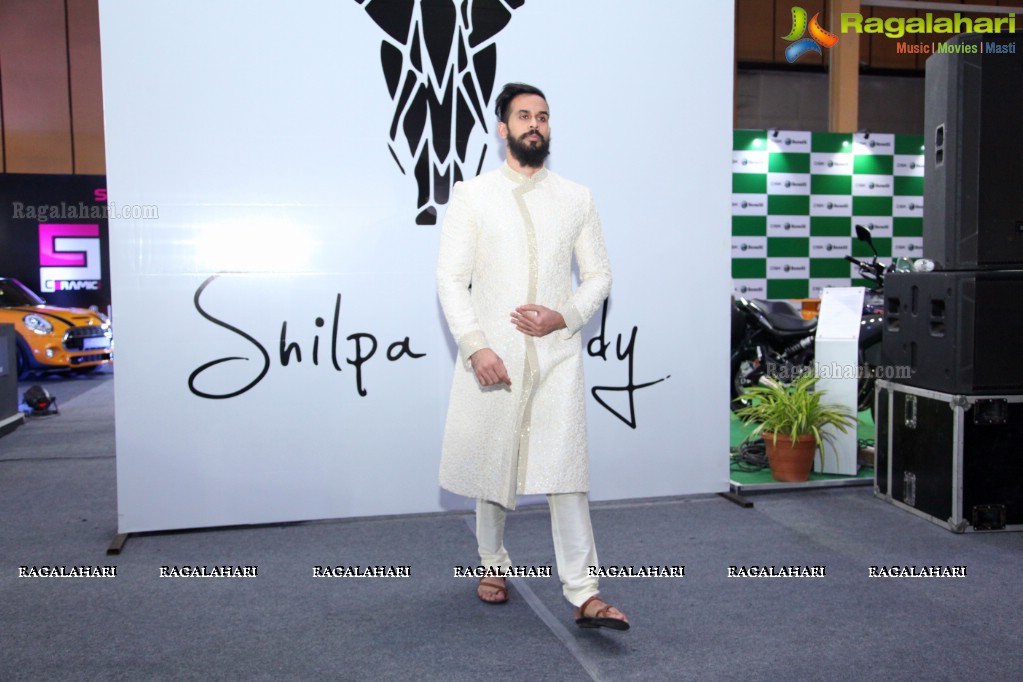 Shilpa Reddy Studio Men's Capsule Collection Walk at Hyderabad International Auto Show 2017