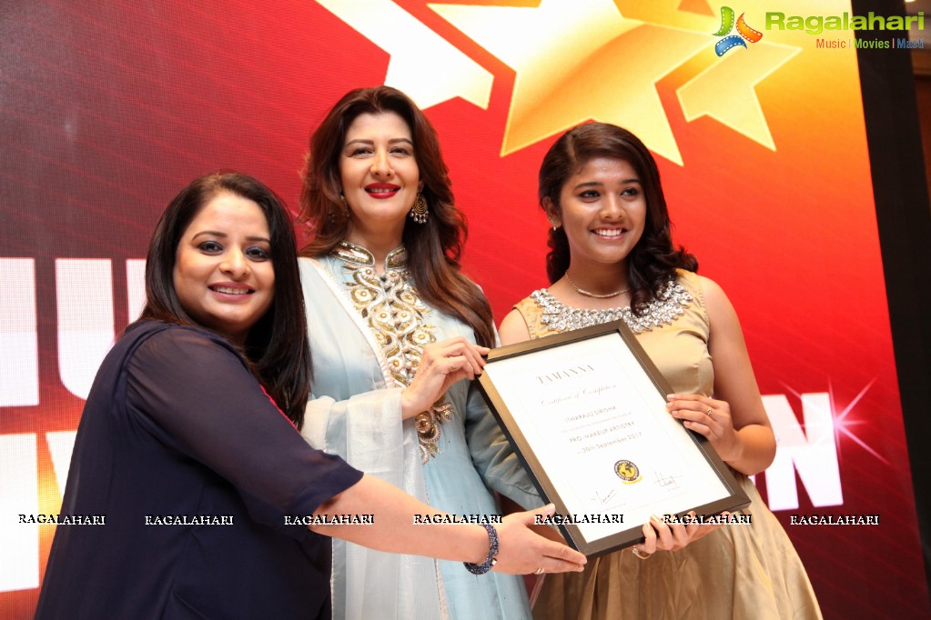 Tamanna Make-Up Academy Annual Convocation Ceremony at ITC Kakatiya