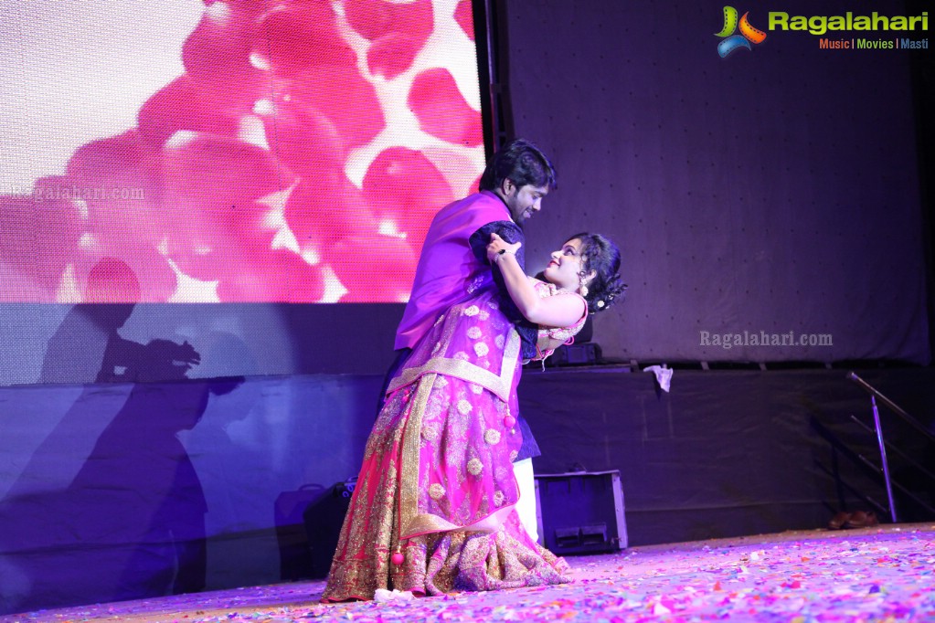 Grand Sangeet Ceremony of Trinethra Goud Theegulla and Tejasri Cheruku at Marakesh Convention Center