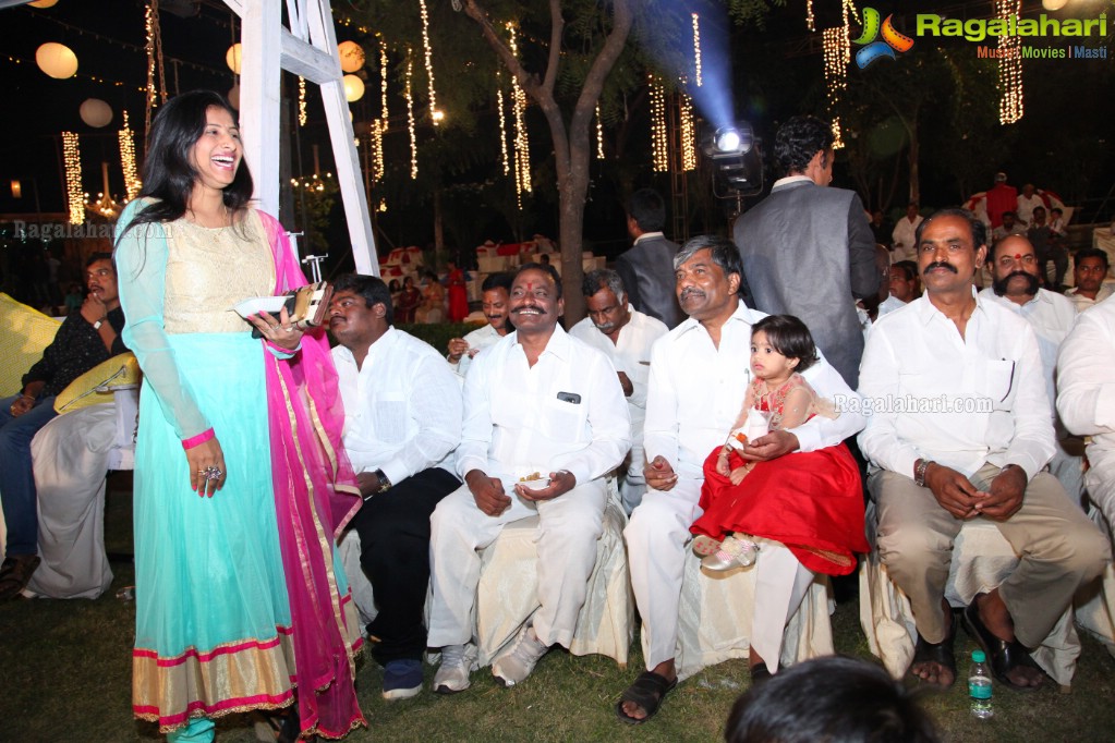 Grand Sangeet Ceremony of Trinethra Goud Theegulla and Tejasri Cheruku at Marakesh Convention Center