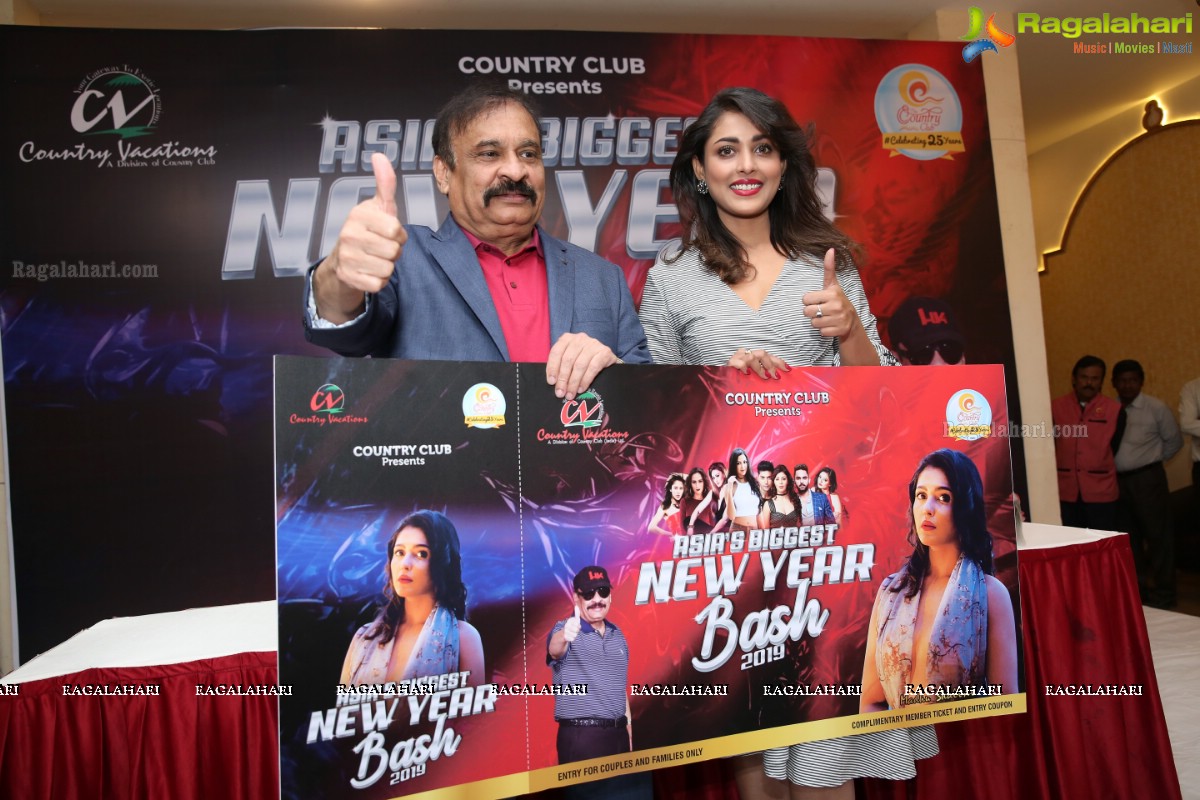 Asia’s biggest New Year Bash 2019 Poster Launch by Country Club Begumpet