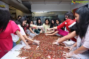 Cake Mixing Ceremony at Beyond Coffee