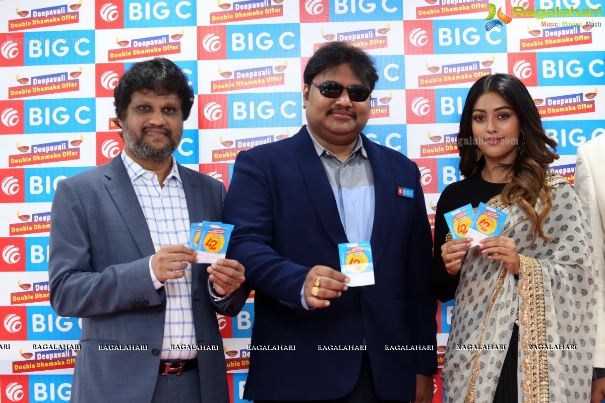 Anu Emmanuel Announces BIG C Deepavali Double Dhamaka Offer Winners