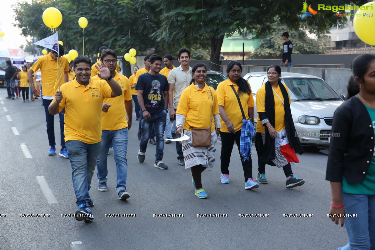 Bollywood Actress Ms. Mahie Gill Flags Off Children’s Eye Care Week 2018 Walk at L V Prasad Eye Institute