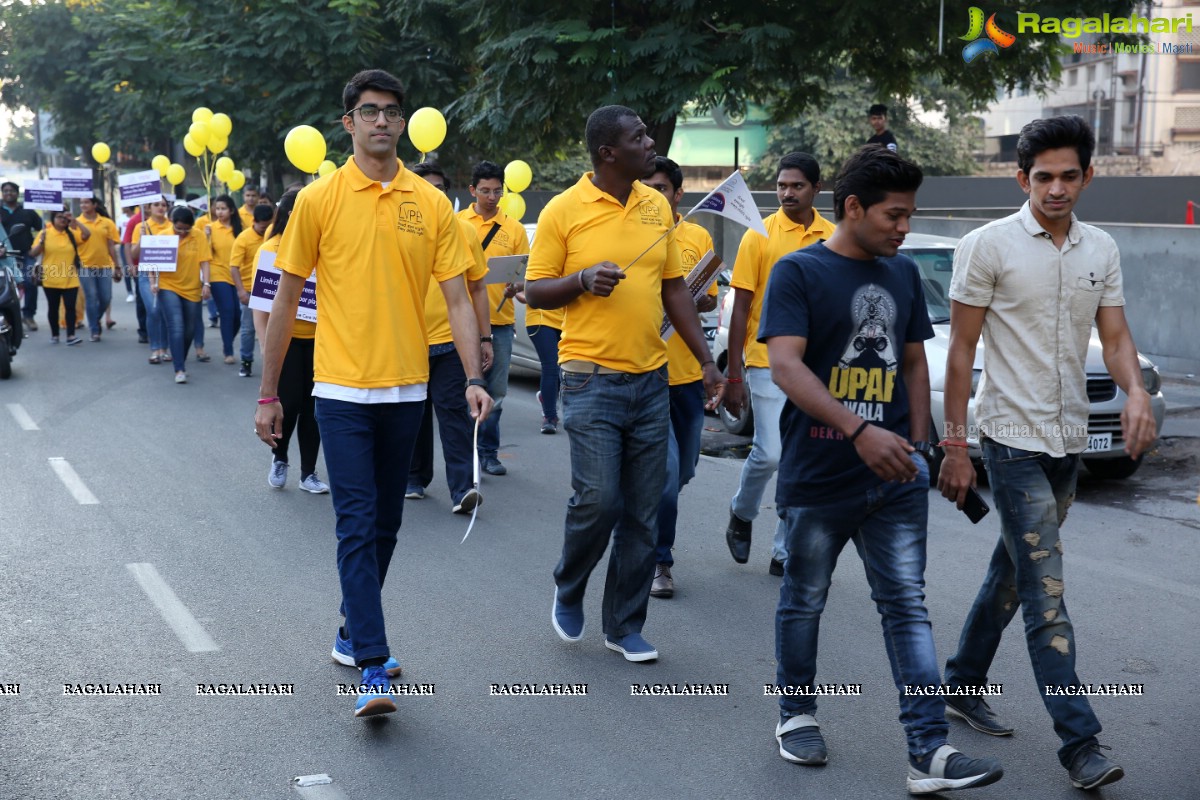 Bollywood Actress Ms. Mahie Gill Flags Off Children’s Eye Care Week 2018 Walk at L V Prasad Eye Institute