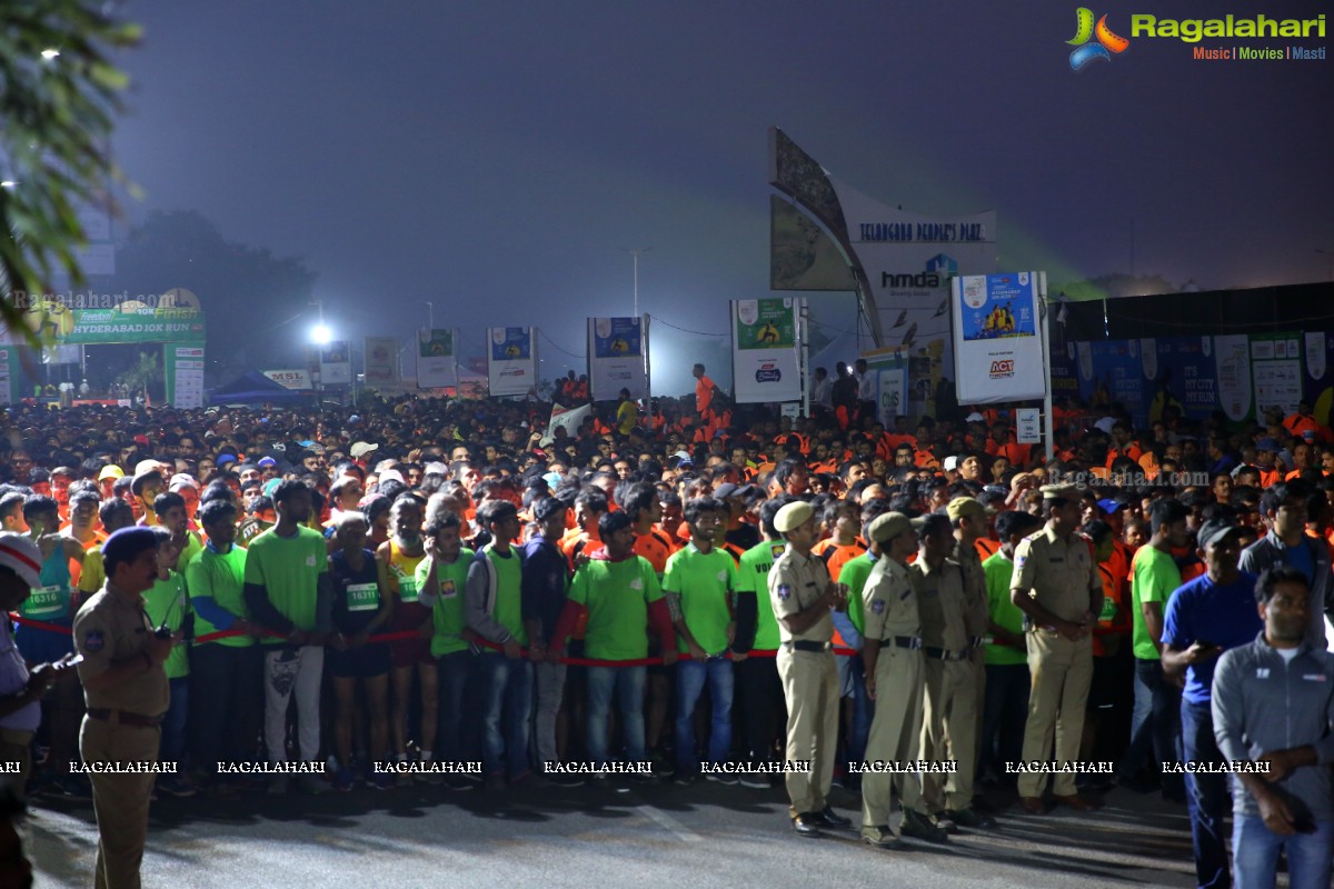 16th edition of ‘Freedom Hyderabad 10K Run 2018’ at Necklace Road