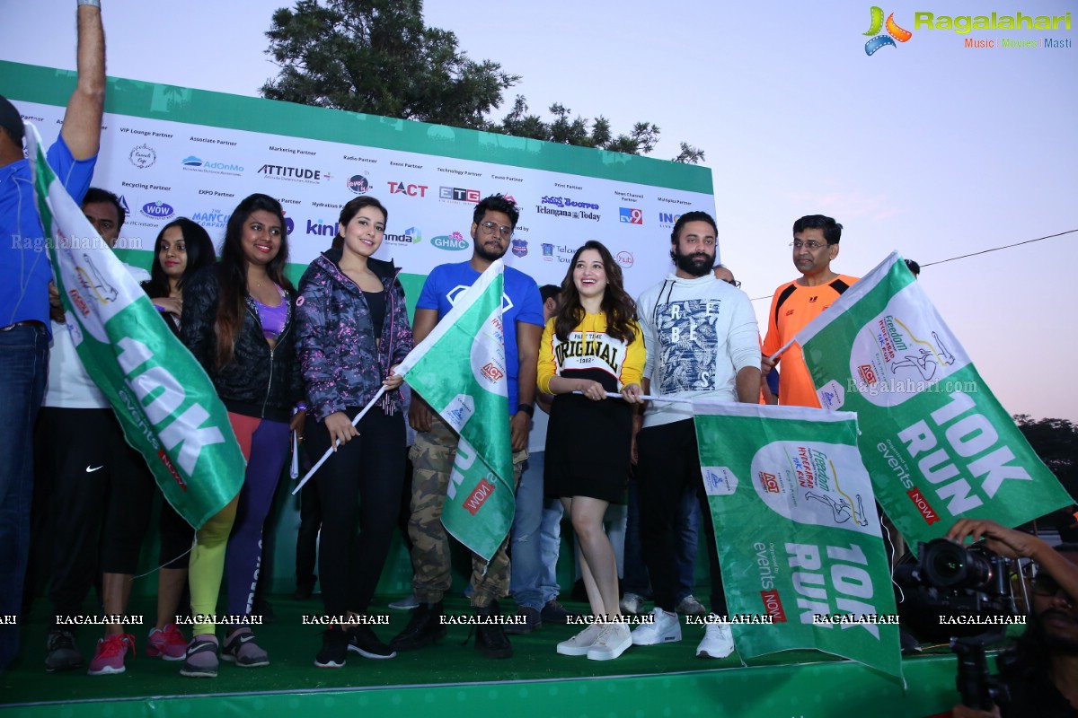 16th edition of ‘Freedom Hyderabad 10K Run 2018’ at Necklace Road