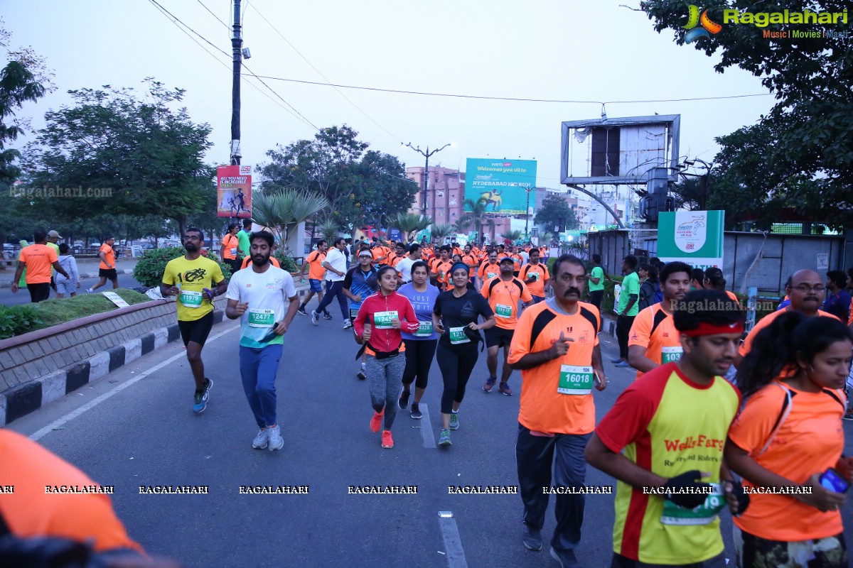 16th edition of ‘Freedom Hyderabad 10K Run 2018’ at Necklace Road