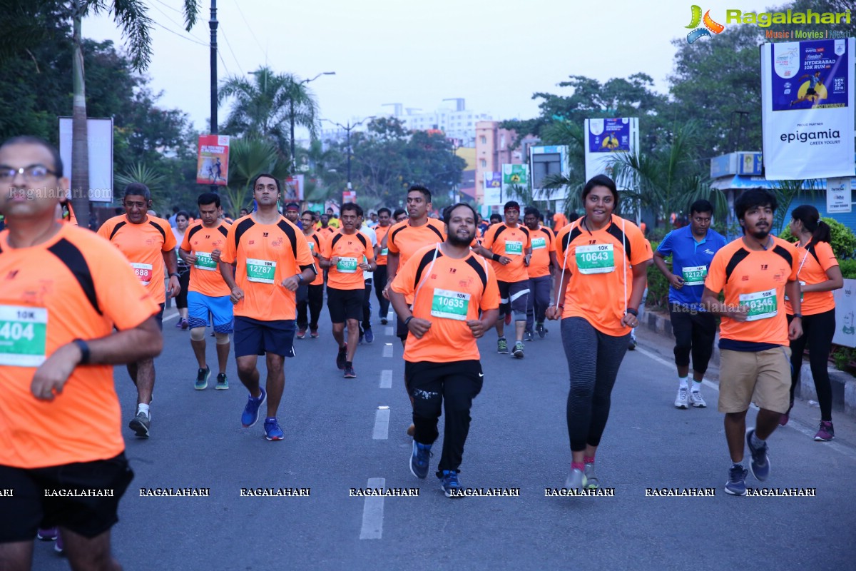 16th edition of ‘Freedom Hyderabad 10K Run 2018’ at Necklace Road