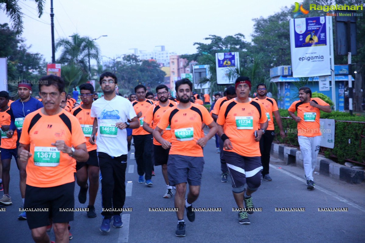 16th edition of ‘Freedom Hyderabad 10K Run 2018’ at Necklace Road