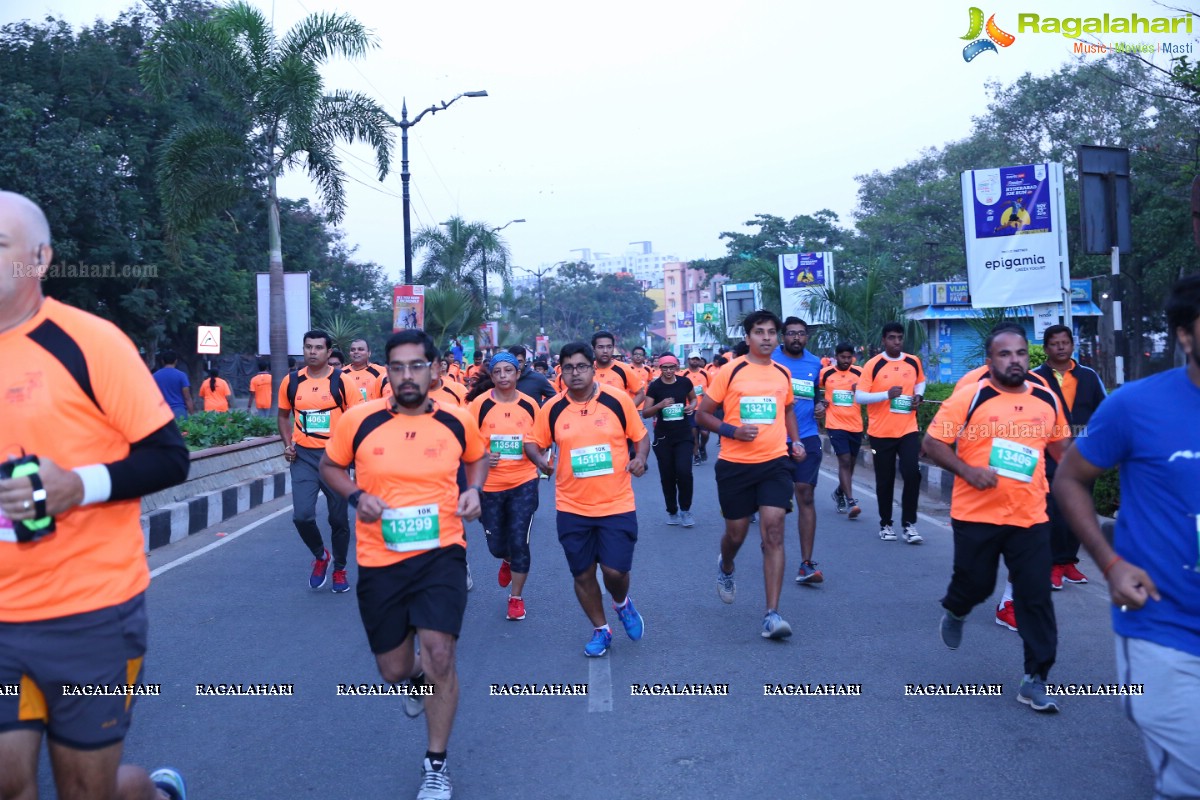 16th edition of ‘Freedom Hyderabad 10K Run 2018’ at Necklace Road