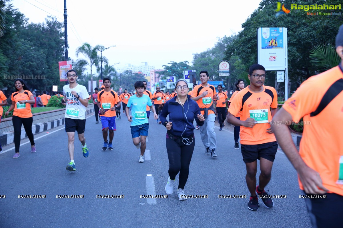 16th edition of ‘Freedom Hyderabad 10K Run 2018’ at Necklace Road
