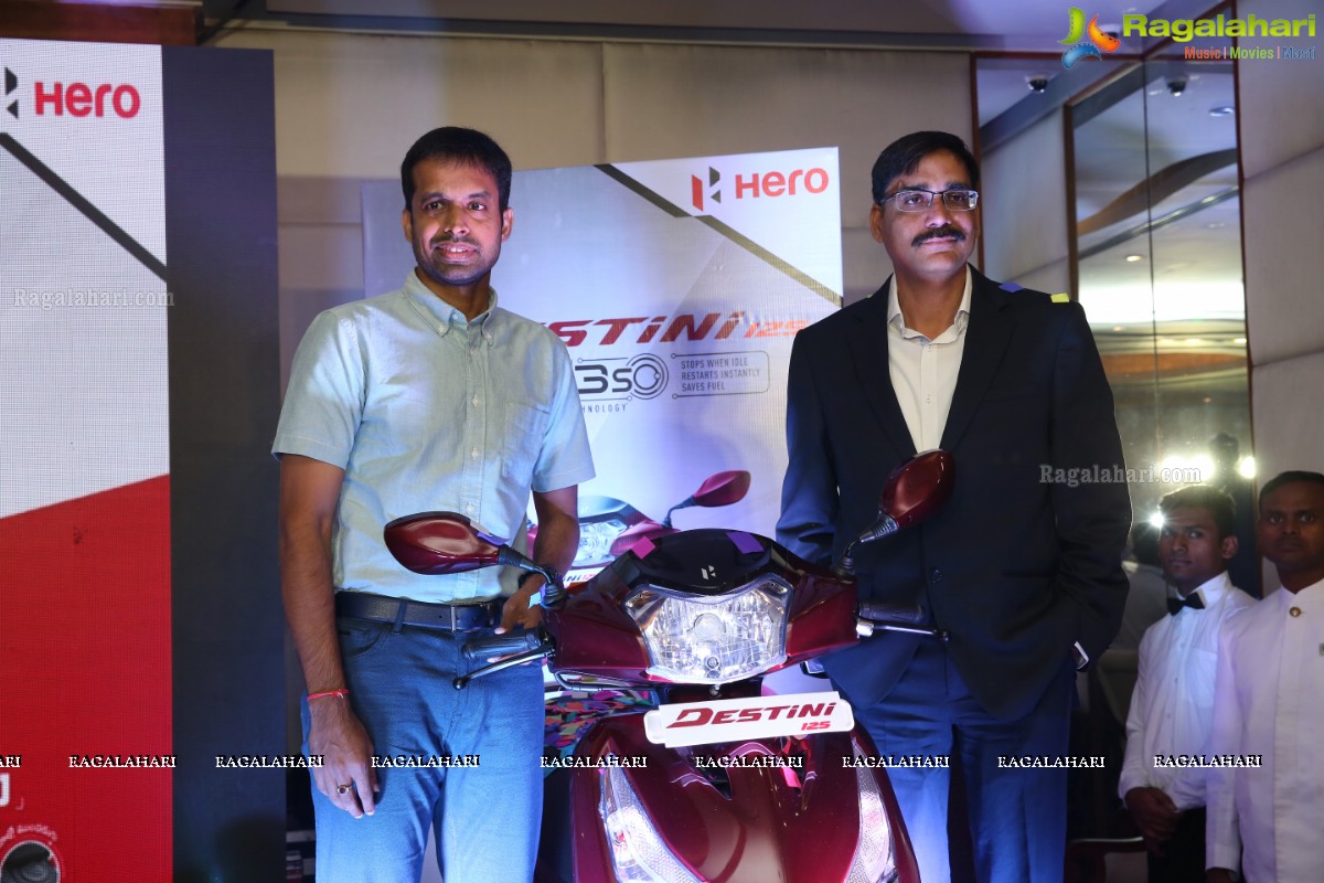 Pullela Gopichand Launches The Hero Motocorp Destini 125