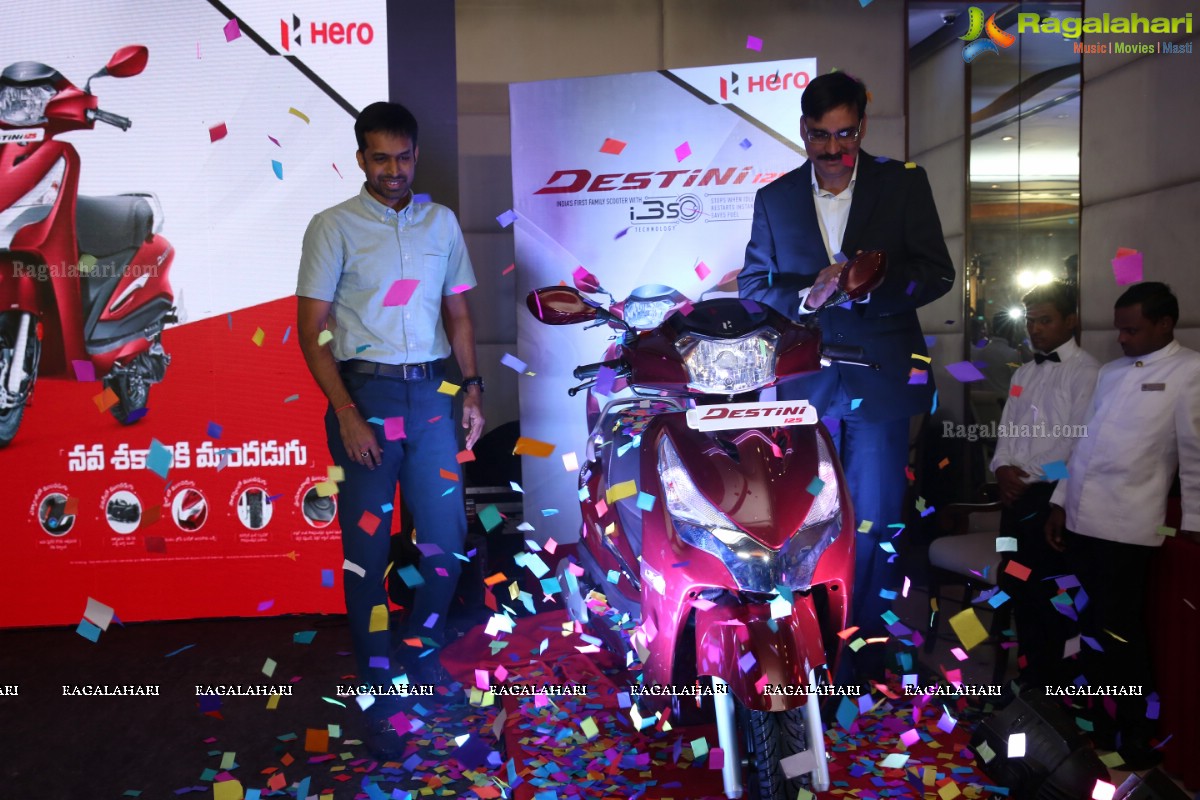 Pullela Gopichand Launches The Hero Motocorp Destini 125