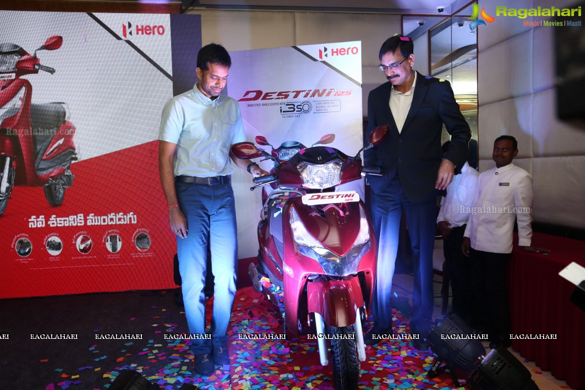 Pullela Gopichand Launches The Hero Motocorp Destini 125