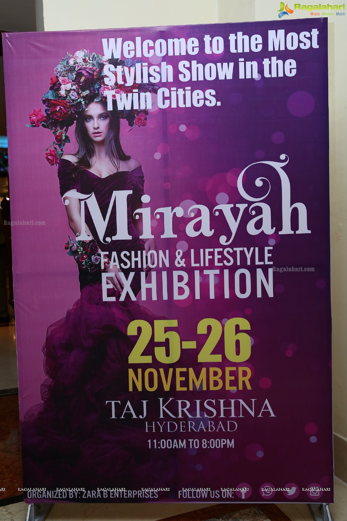 Mirayah - A Luxury Fashion & Lifestyle Exhibition Edition 2 Begins at Taj Krishna