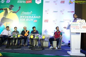 Freedom Hyderabad 10K Run 2018 Press Meet