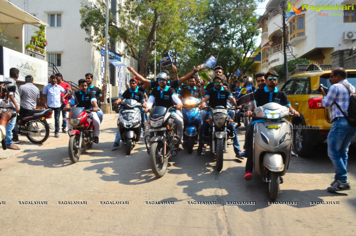 Big FM MJ Mr. Shekar Basha Fags Off No Shave November Bike Rally With Beard Gang