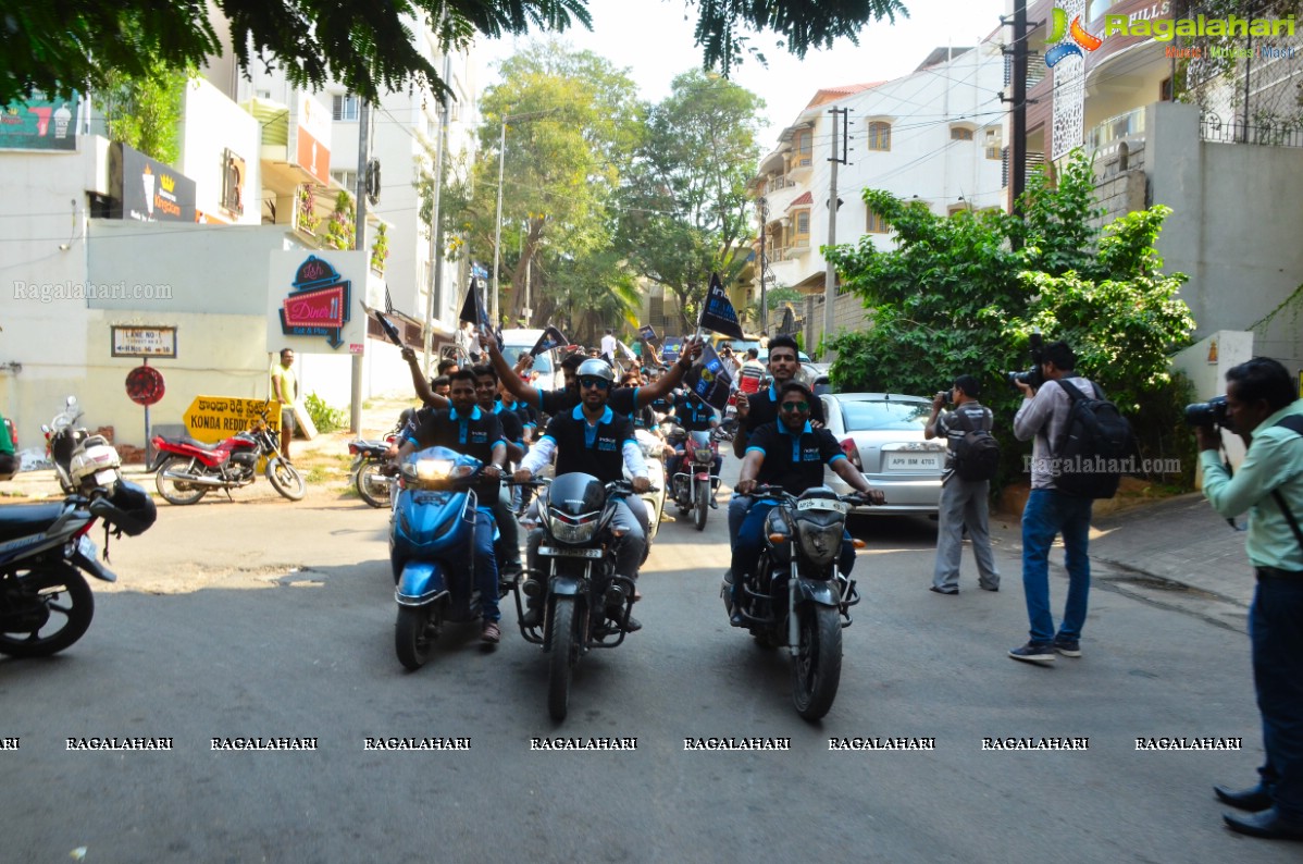 Big FM MJ Mr. Shekar Basha Fags Off No Shave November Bike Rally With Beard Gang