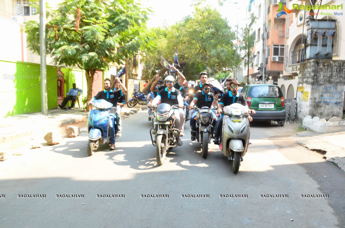 Big FM MJ Mr. Shekar Basha Fags Off No Shave November Bike Rally With Beard Gang