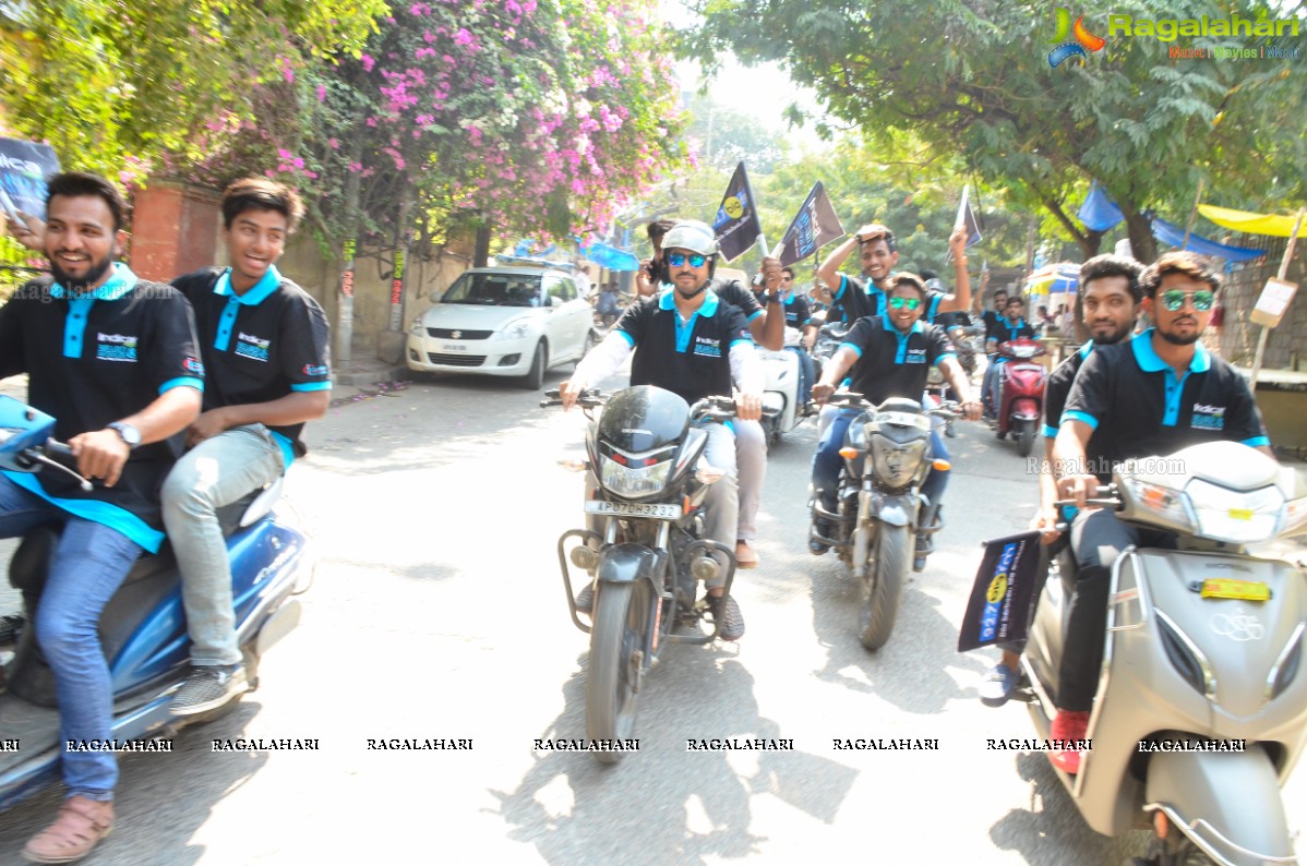 Big FM MJ Mr. Shekar Basha Fags Off No Shave November Bike Rally With Beard Gang