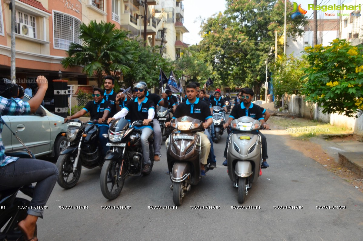 Big FM MJ Mr. Shekar Basha Fags Off No Shave November Bike Rally With Beard Gang