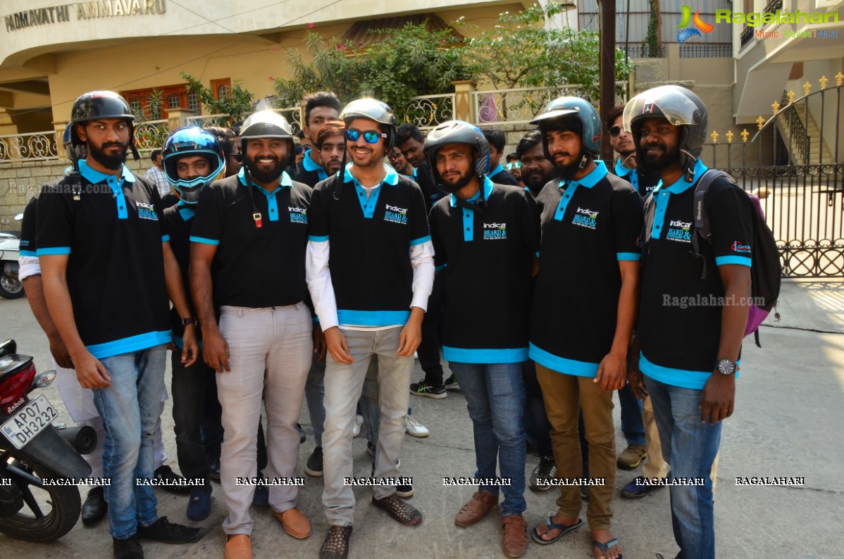 Big FM MJ Mr. Shekar Basha Fags Off No Shave November Bike Rally With Beard Gang