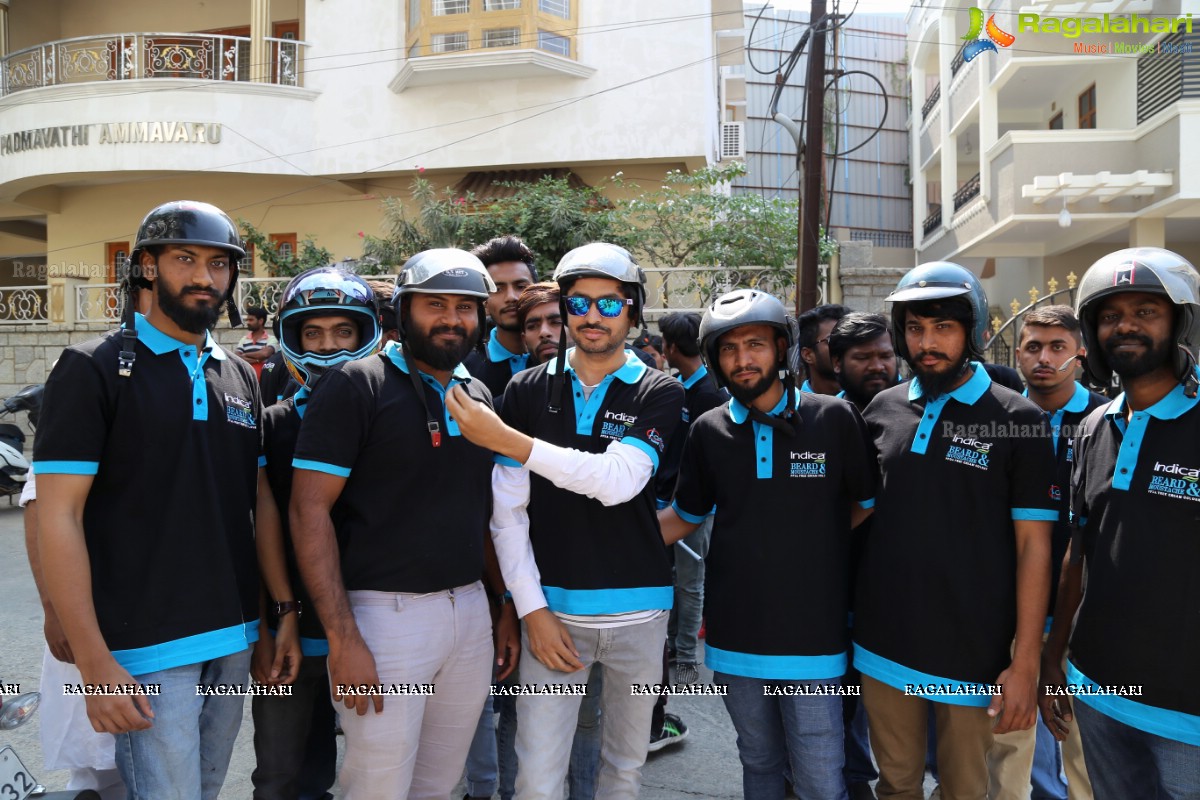 Big FM MJ Mr. Shekar Basha Fags Off No Shave November Bike Rally With Beard Gang