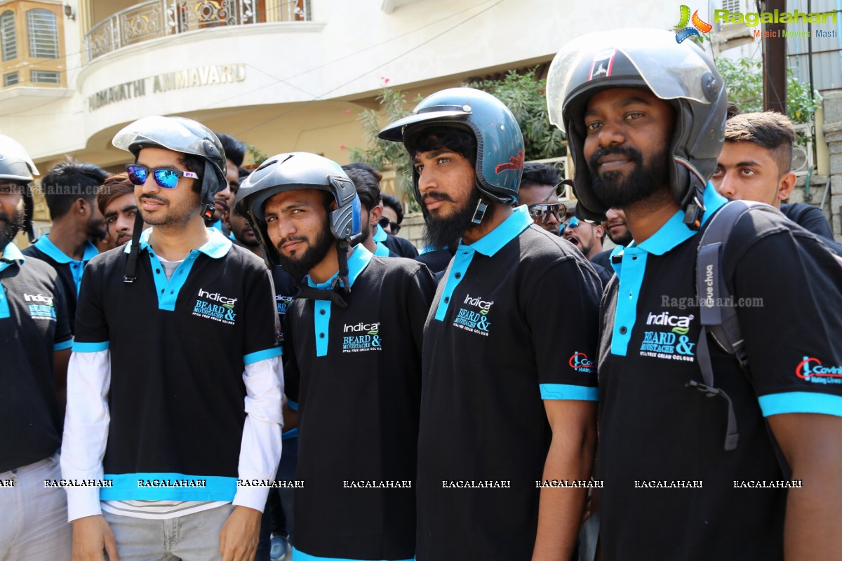 Big FM MJ Mr. Shekar Basha Fags Off No Shave November Bike Rally With Beard Gang