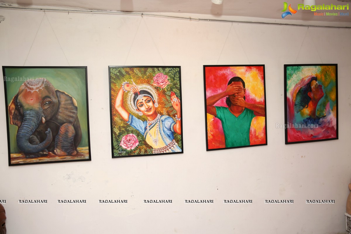 Rebirth - An Exhibition of Paintings by Nabanita Ray & Rajendra Ray @ Pegasus Art Gallery