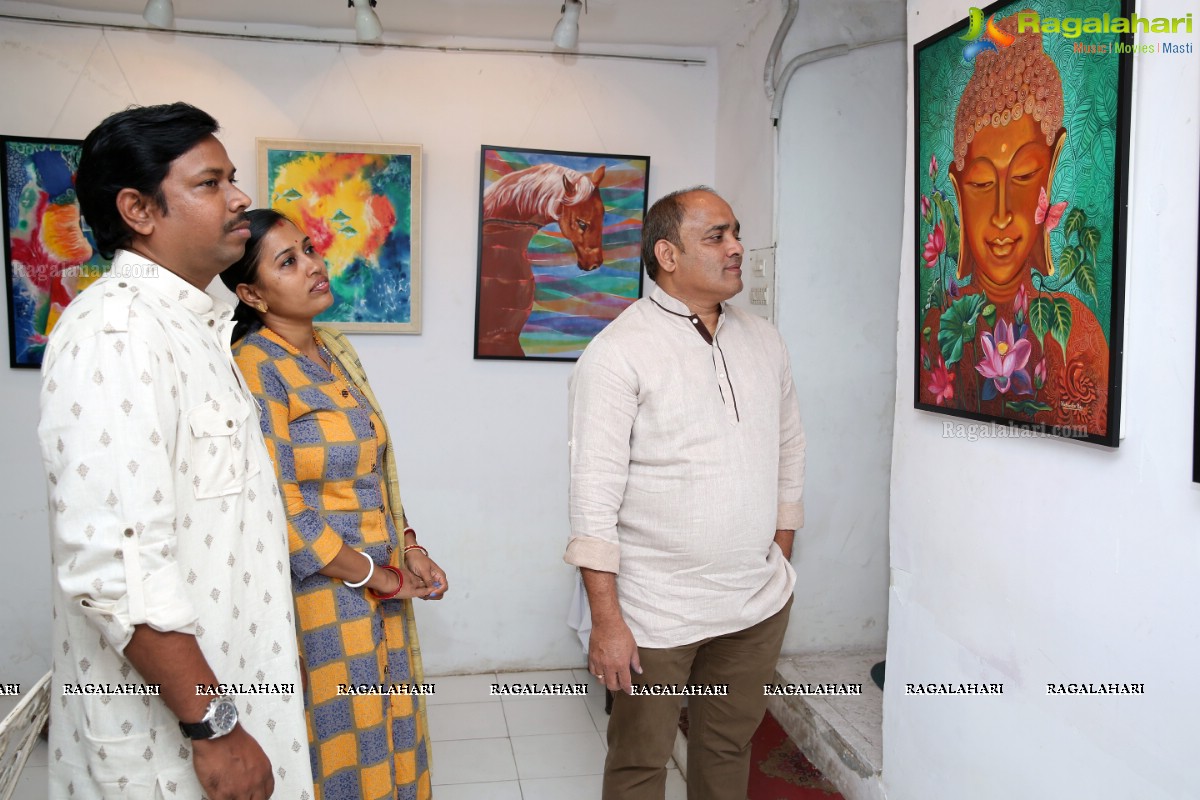 Rebirth - An Exhibition of Paintings by Nabanita Ray & Rajendra Ray @ Pegasus Art Gallery